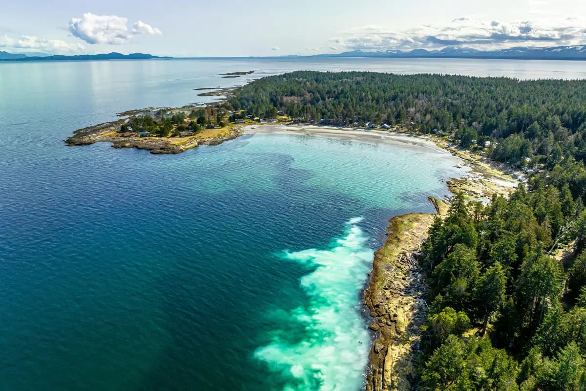 Hornby Island Gulf Islands BC — private yacht charter destination